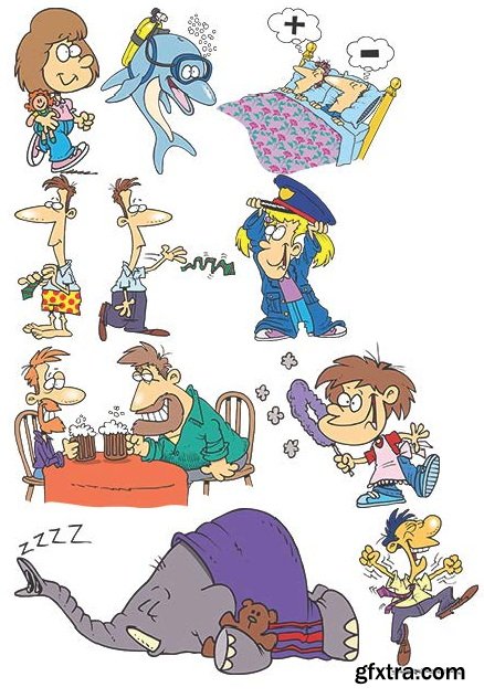 TOONADAY - FUNNY CARTOONS VOLUME 2, 371xEPS