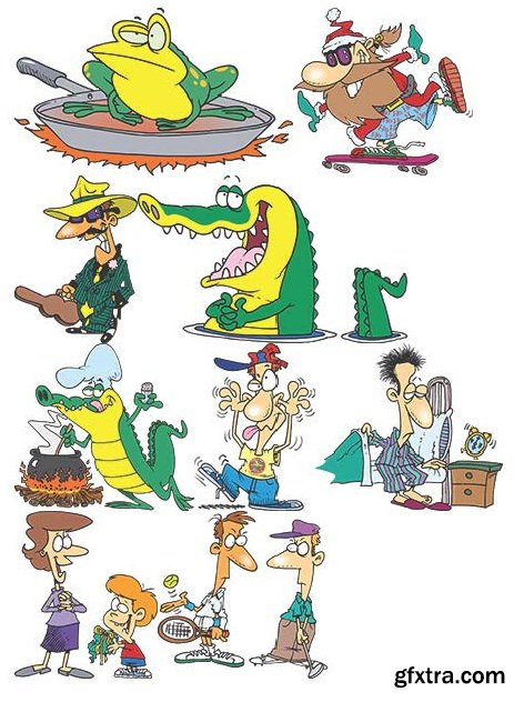 TOONADAY - FUNNY CARTOONS VOLUME 2, 371xEPS