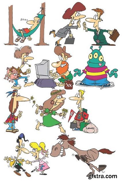 TOONADAY - FUNNY CARTOONS VOLUME 2, 371xEPS