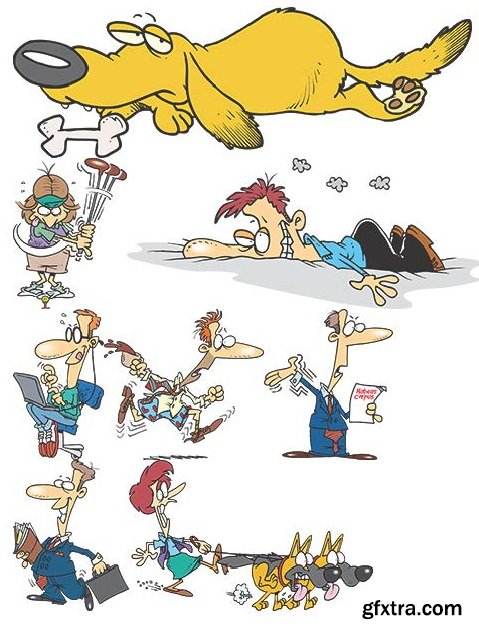 TOONADAY - FUNNY CARTOONS VOLUME 2, 371xEPS