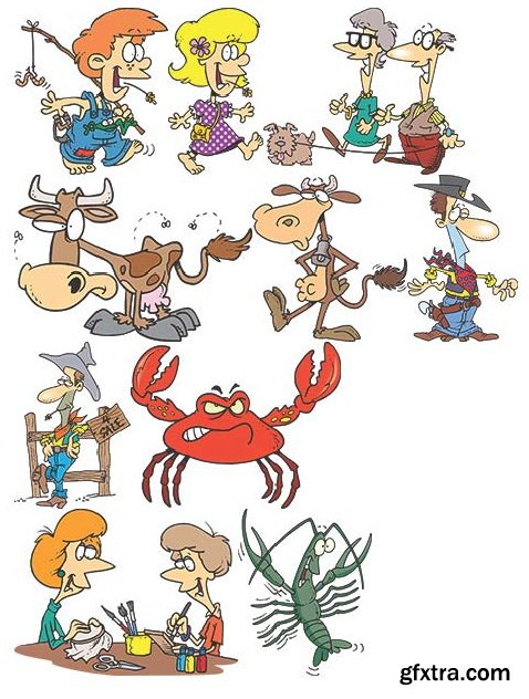 TOONADAY - FUNNY CARTOONS VOLUME 2, 371xEPS