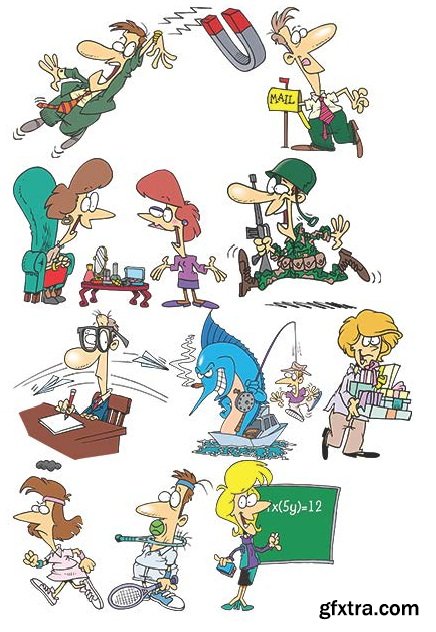 TOONADAY - FUNNY CARTOONS VOLUME 2, 371xEPS