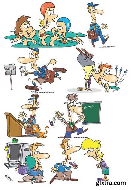 TOONADAY - FUNNY CARTOONS VOLUME 2, 371xEPS