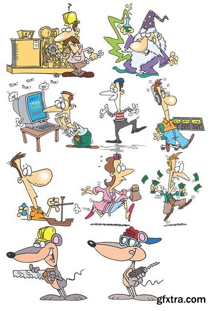 TOONADAY - FUNNY CARTOONS VOLUME 2, 371xEPS