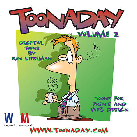 TOONADAY - FUNNY CARTOONS VOLUME 2, 371xEPS