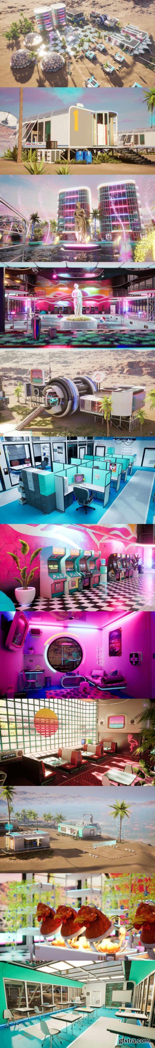 Fab - Space Colony And Sci-Fi City