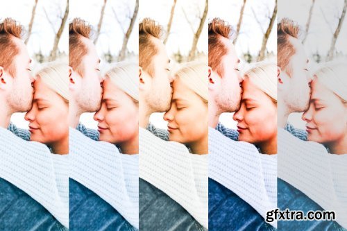 CreativeMarket - 5 Lightroom Presets Valentines Day 4423211