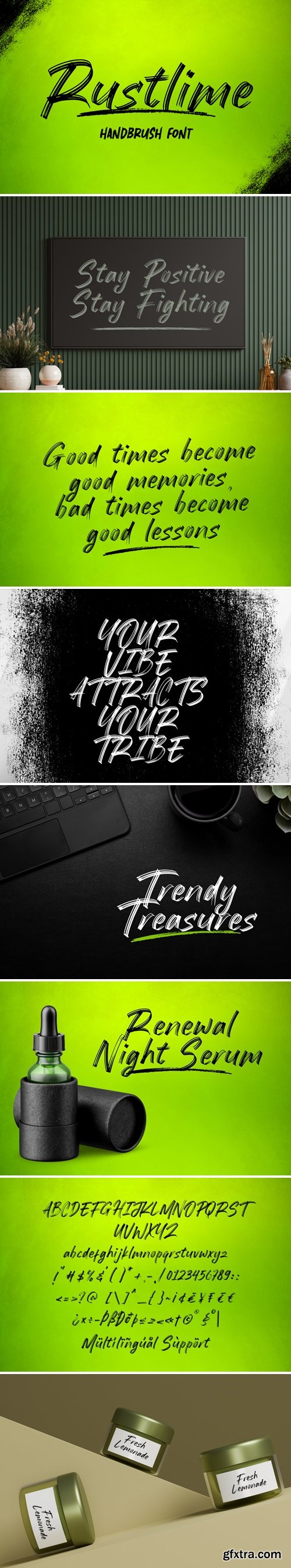 CM - Rustlime Brush Font 290846451