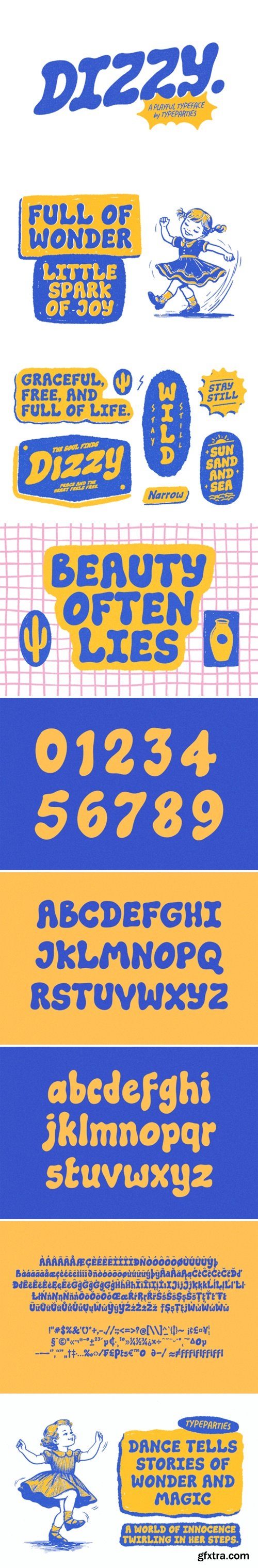CM - Dizzy Font 282733182