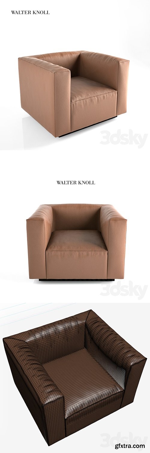 3dsky Pro - Walter Knoll Living Landscape 740 Armchair
