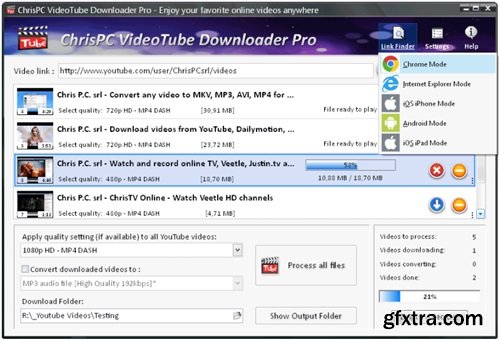 ChrisPC VideoTube Downloader Pro 15.25.1122
