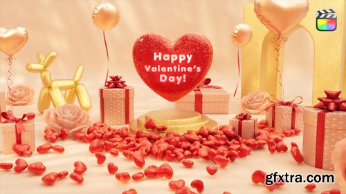 Videohive - Valentine Day 3D Logo Intro - FCPX - 56290091 Videohive - Valentine Day 3D Logo Intro - FCPX - 56290091