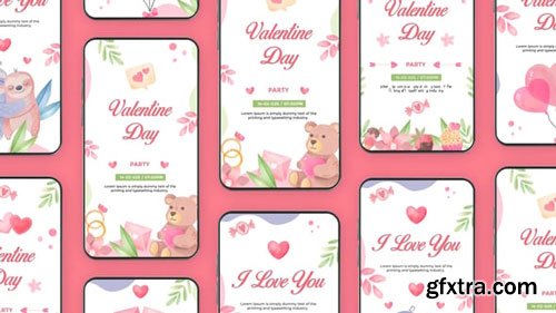 Videohive - Watercolor Valentines Day Instagram Stories - 56188906 Videohive - Watercolor Valentines Day Instagram Stories - 56188906