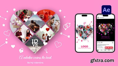 Videohive - Valentine's Day Photo Collage Intro - 56102297 Videohive - Valentine's Day Photo Collage Intro - 56102297