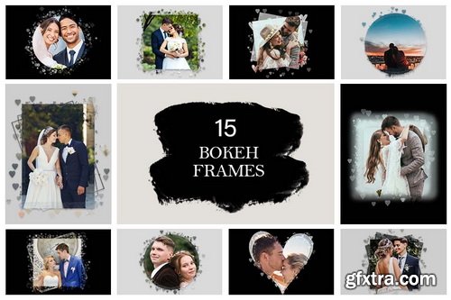 PhotoWhoa - 100 Dreamy Valentine Photo PNG Frames