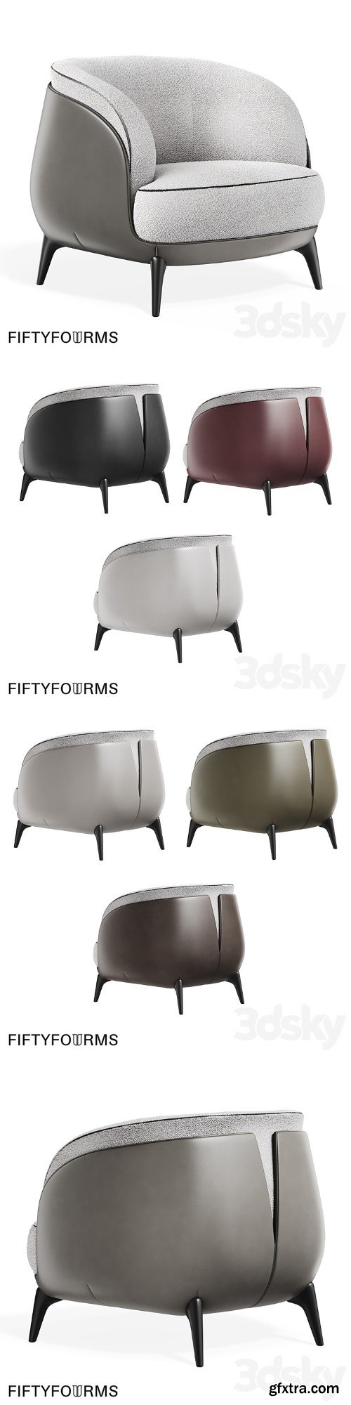 3dsky Pro - FIFTYFOURMS Pianta Chair