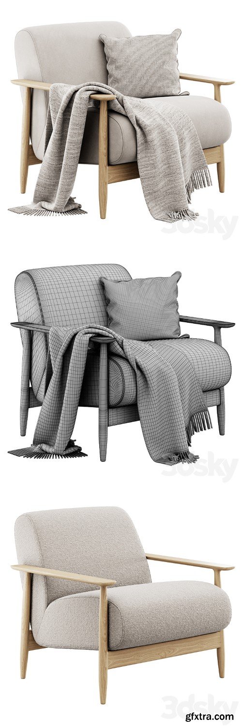 3dsky Pro - Armchair Visti By Bolia