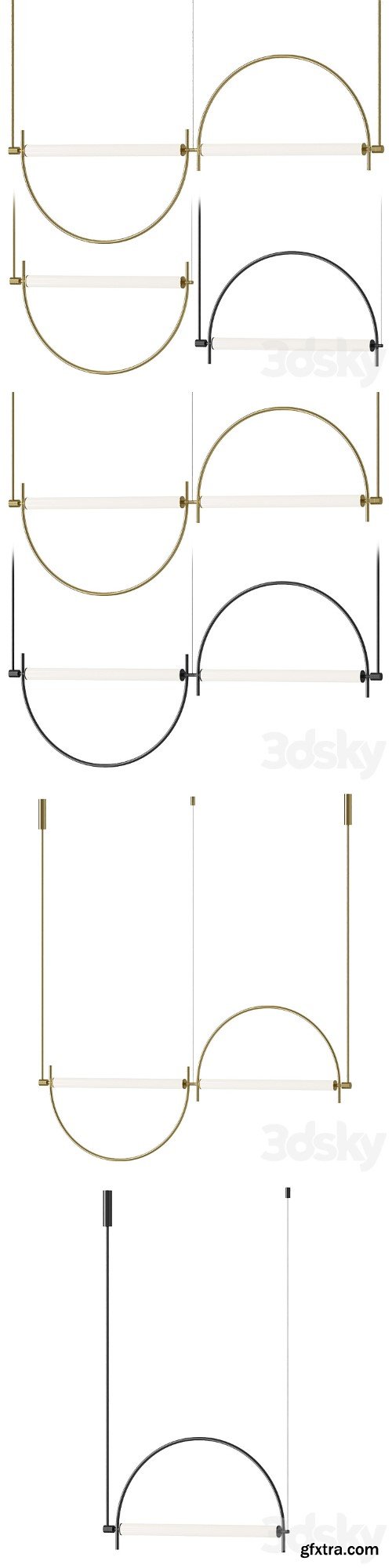 3dsky Pro - Arc Pendant lamp by Aromas Del Campo