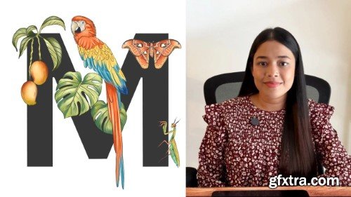 Tropical Alphabets In Procreate