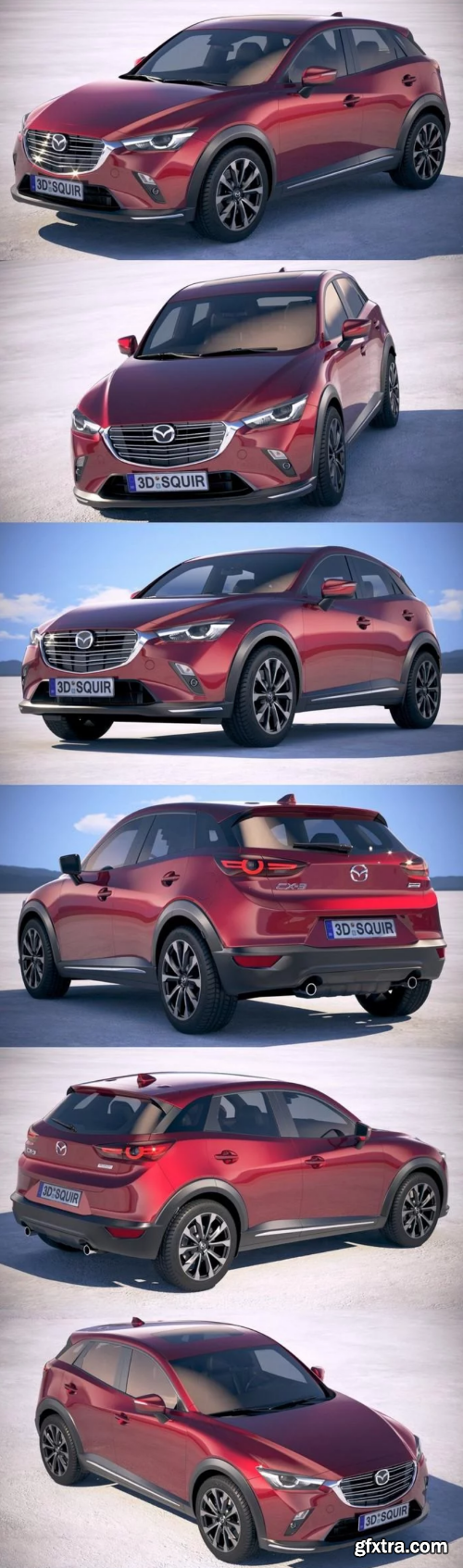 CGTrader - Mazda CX-3 2019