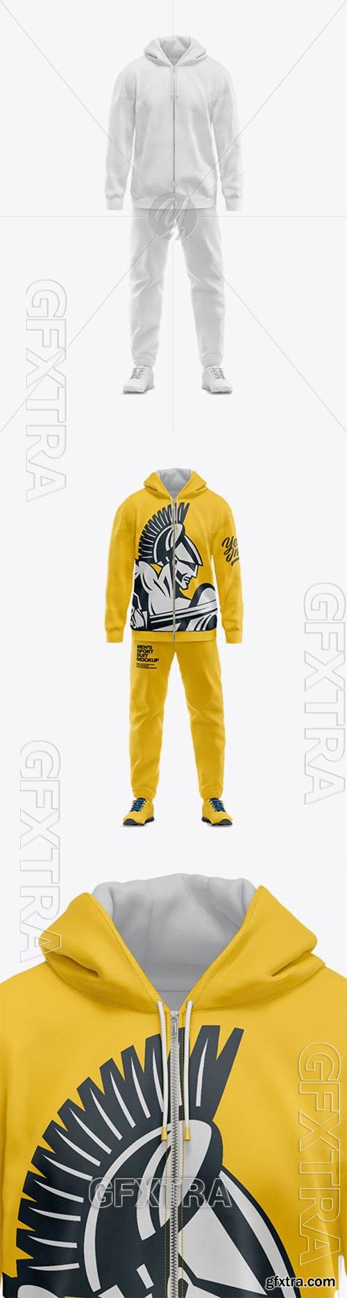 Mens Sport Suit Mockup - Front View 72685 Mens Sport Suit Mockup - Front View 72685