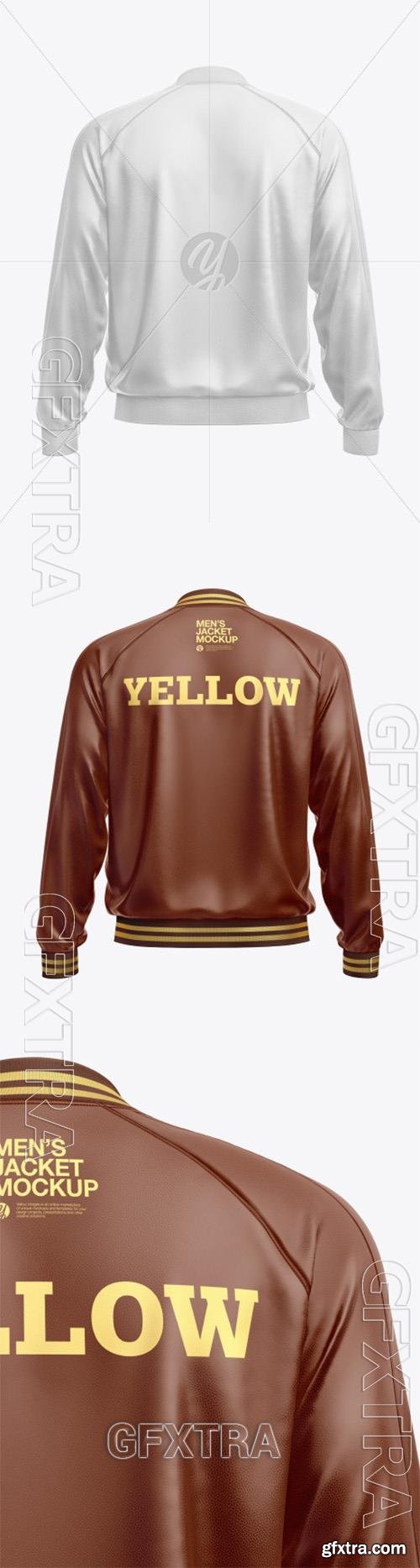 Mens Leather Bomber Jacket Mockup 73453 Mens Leather Bomber Jacket Mockup 73453