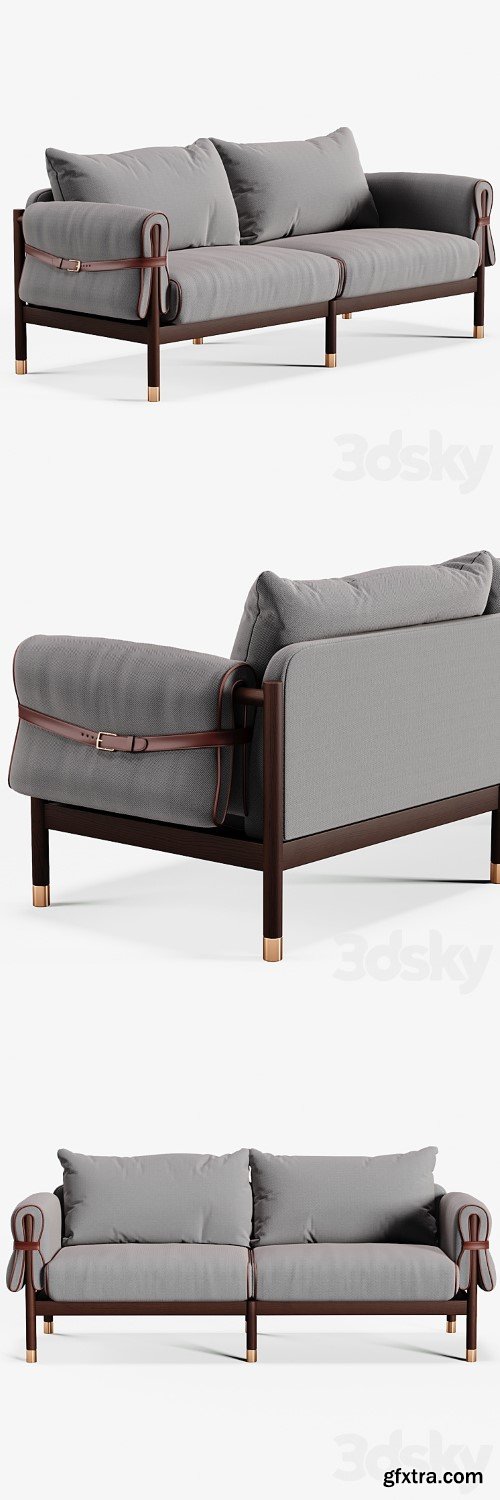 3dsky Pro - ROVER 3 SEATER SOFA