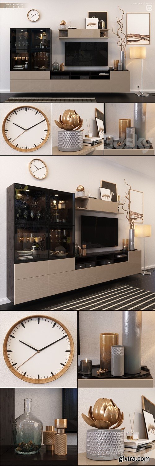 3dsky Pro - IKEA_BESTA_set_3