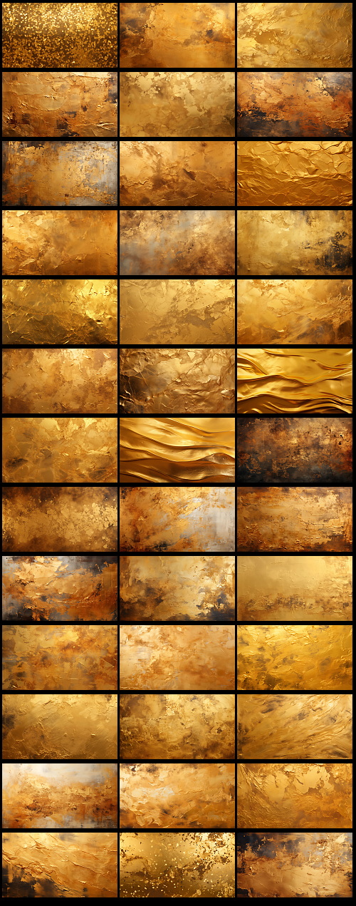 Gold Textures 4K 200xJPG