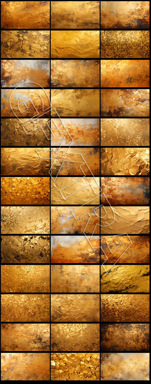 Gold Textures 4K 200xJPG