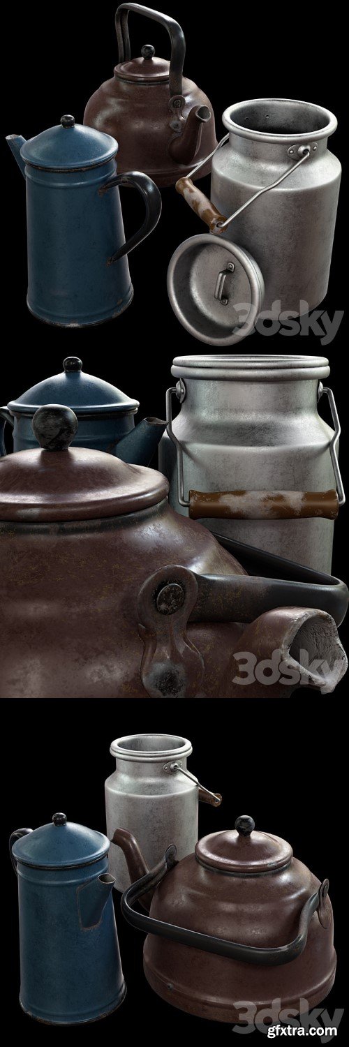 3dsky Pro - Old utensils