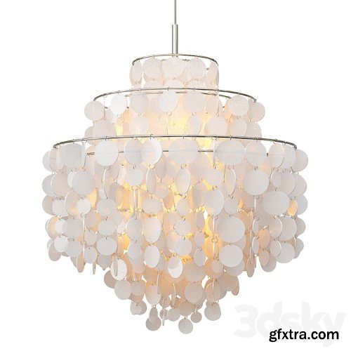 3dsky Pro - Round Capiz Chandelier_2