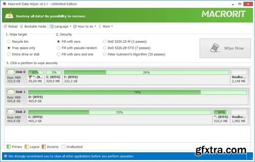Macrorit Data Wiper 8.2.0 Technician Edition WinPE