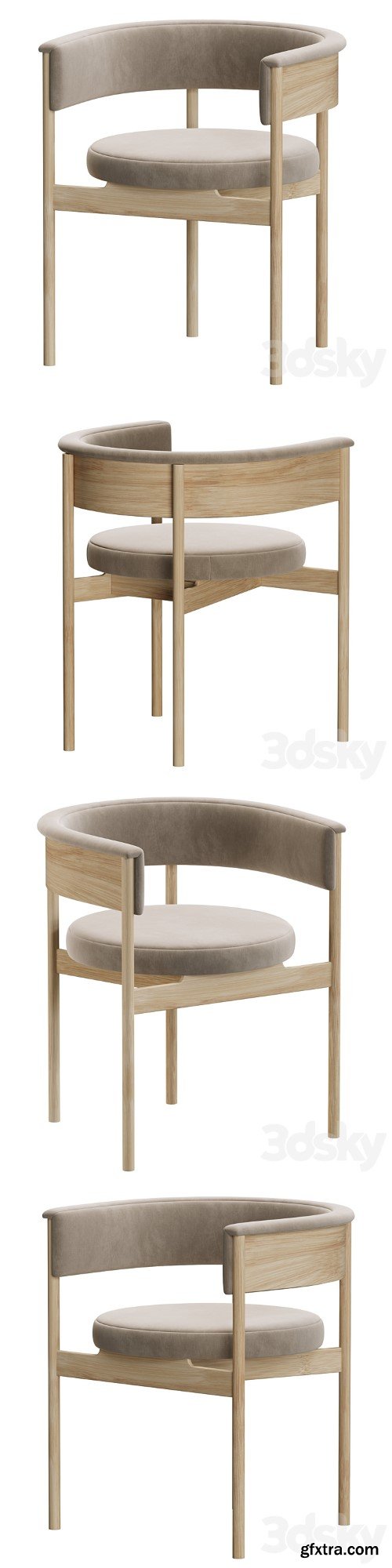 3dsky Pro - N-SC01 chair by Norm Architects