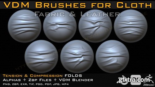 Artstation - 70 VDM Brushes Cloth Leather & Fabric Brushes Artstation - 70 VDM Brushes Cloth Leather & Fabric Brushes