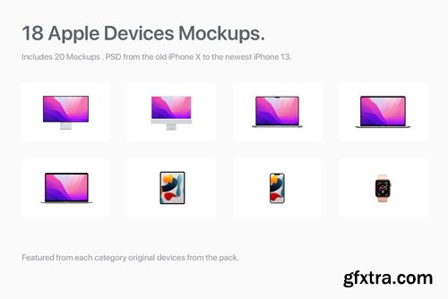 Asylab - Apple Devices 18 Mockups 2022 - 5K Asylab - Apple Devices 18 Mockups 2022 - 5K
