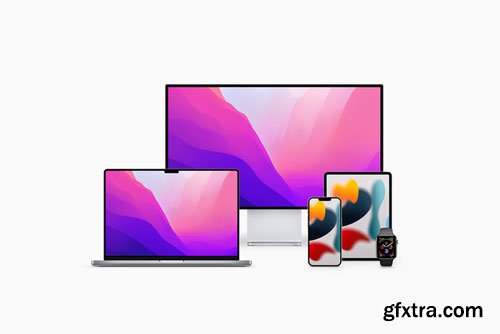 Asylab - Apple Devices 18 Mockups 2022 - 5K Asylab - Apple Devices 18 Mockups 2022 - 5K