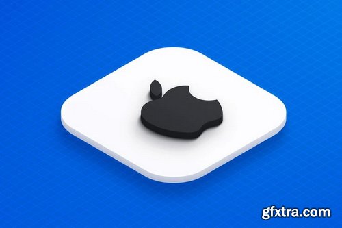 Asylab - Isometric 3D Mockups Asylab - Isometric 3D Mockups