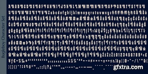 Myfonts - Bugleboy Font Family