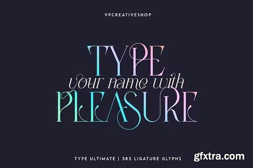 CreativeMarket - Type Ultimate - serif logo font