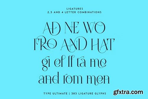 CreativeMarket - Type Ultimate - serif logo font