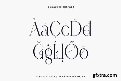 CreativeMarket - Type Ultimate - serif logo font