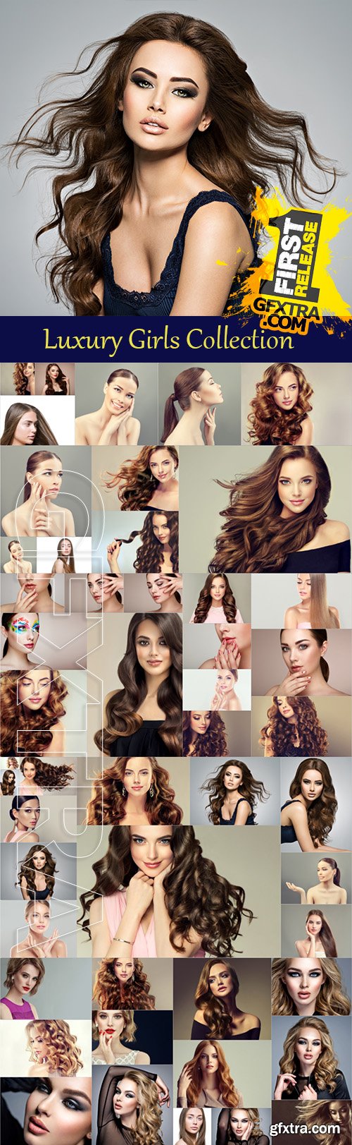 Luxury girls stock photo collection