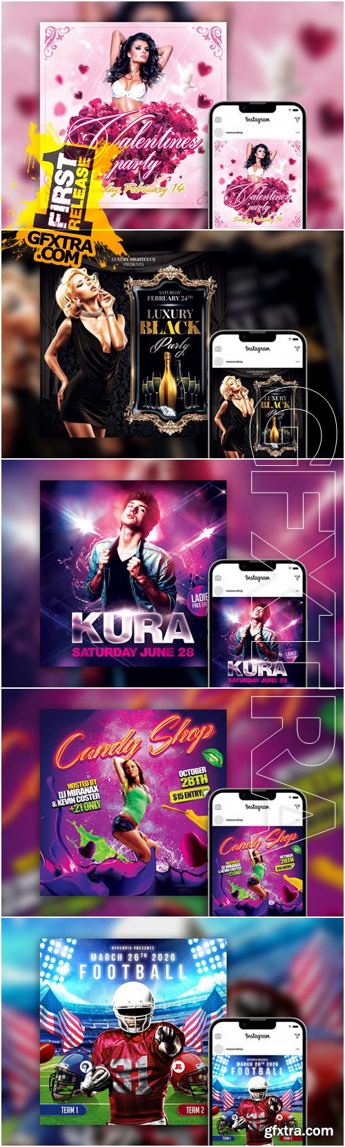 Flyer collection psd
