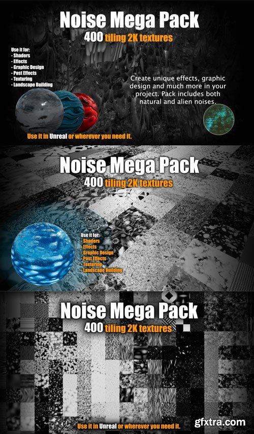 Fab - 400 Noise Texture Mega Pack