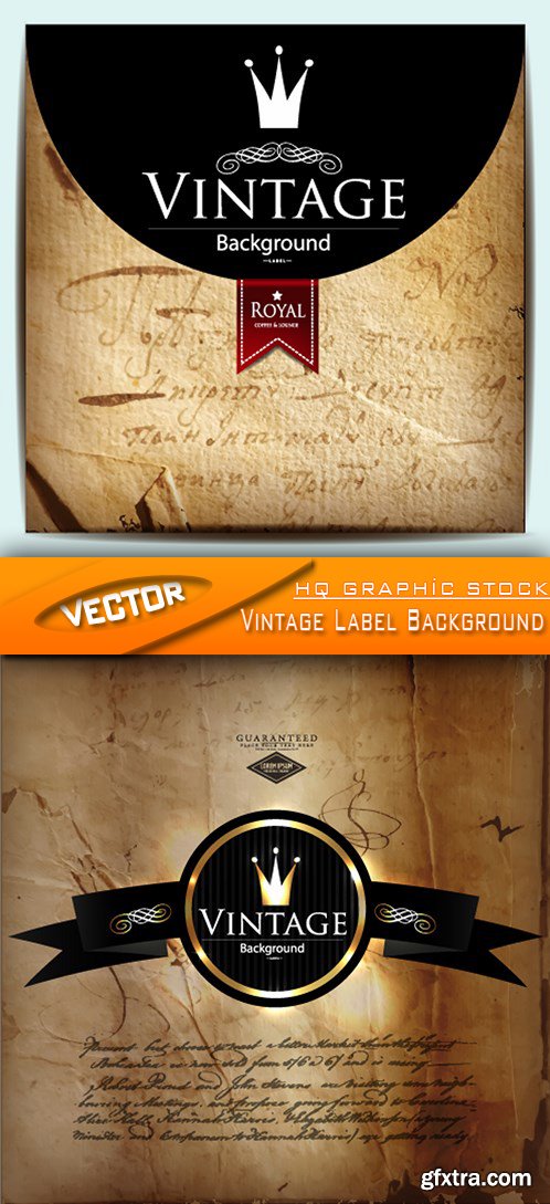Stock Vector - Vintage Label Background