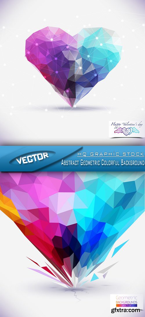 Stock Vector - Abstract Geometric Colorful Background