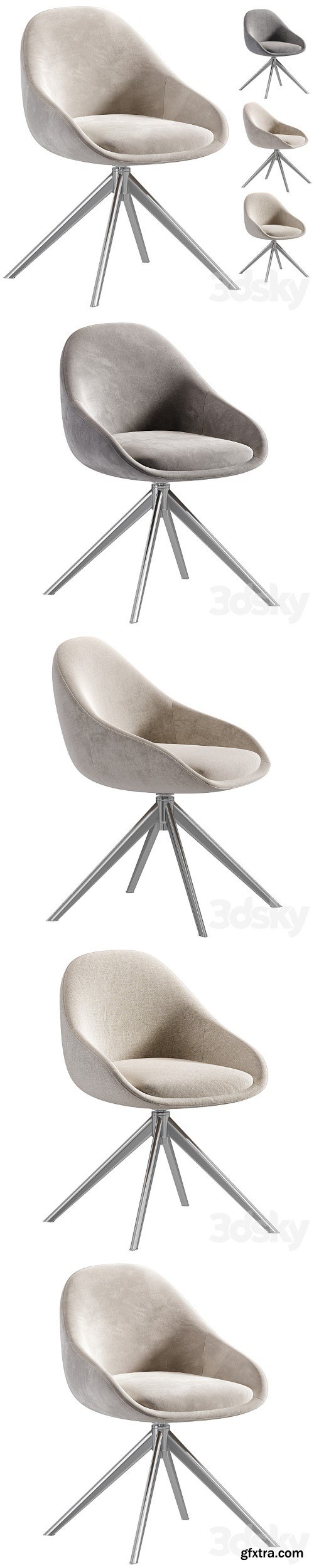 3dsky Pro - Kiana office chair by sofa ru