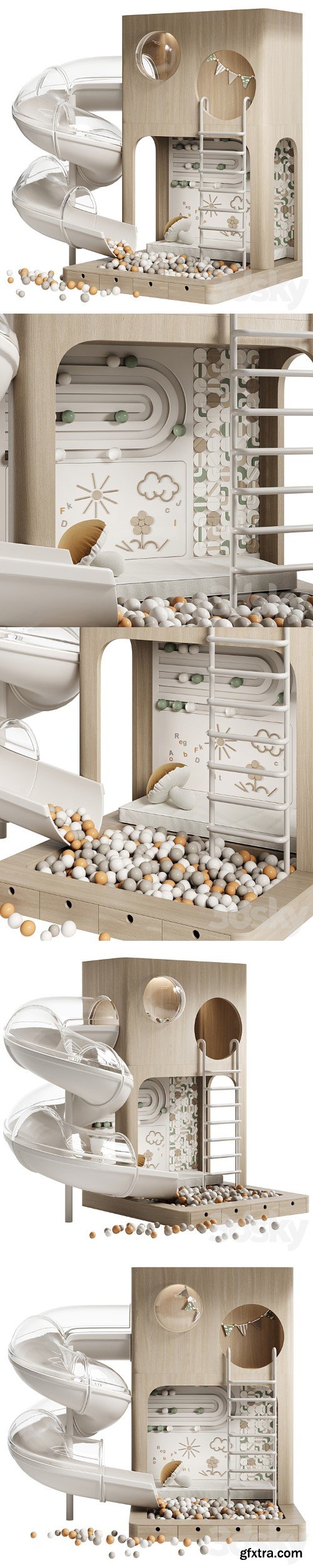 3dsky Pro - Children play area | Interactive