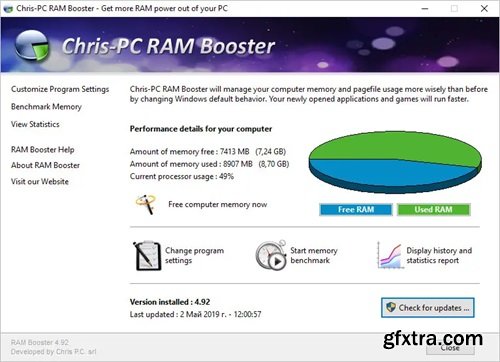 Chris-PC RAM Booster 7.25.0818